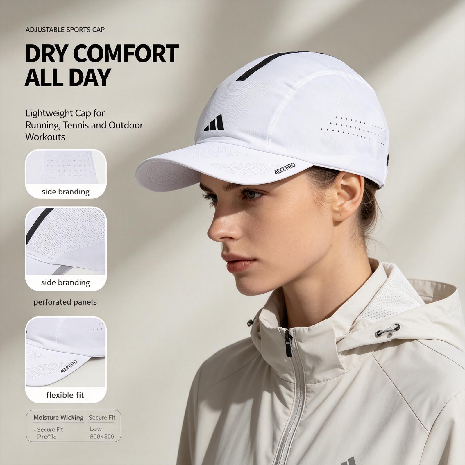Casquette de course Adidas bla - Running Cap Lightweight avis et prix