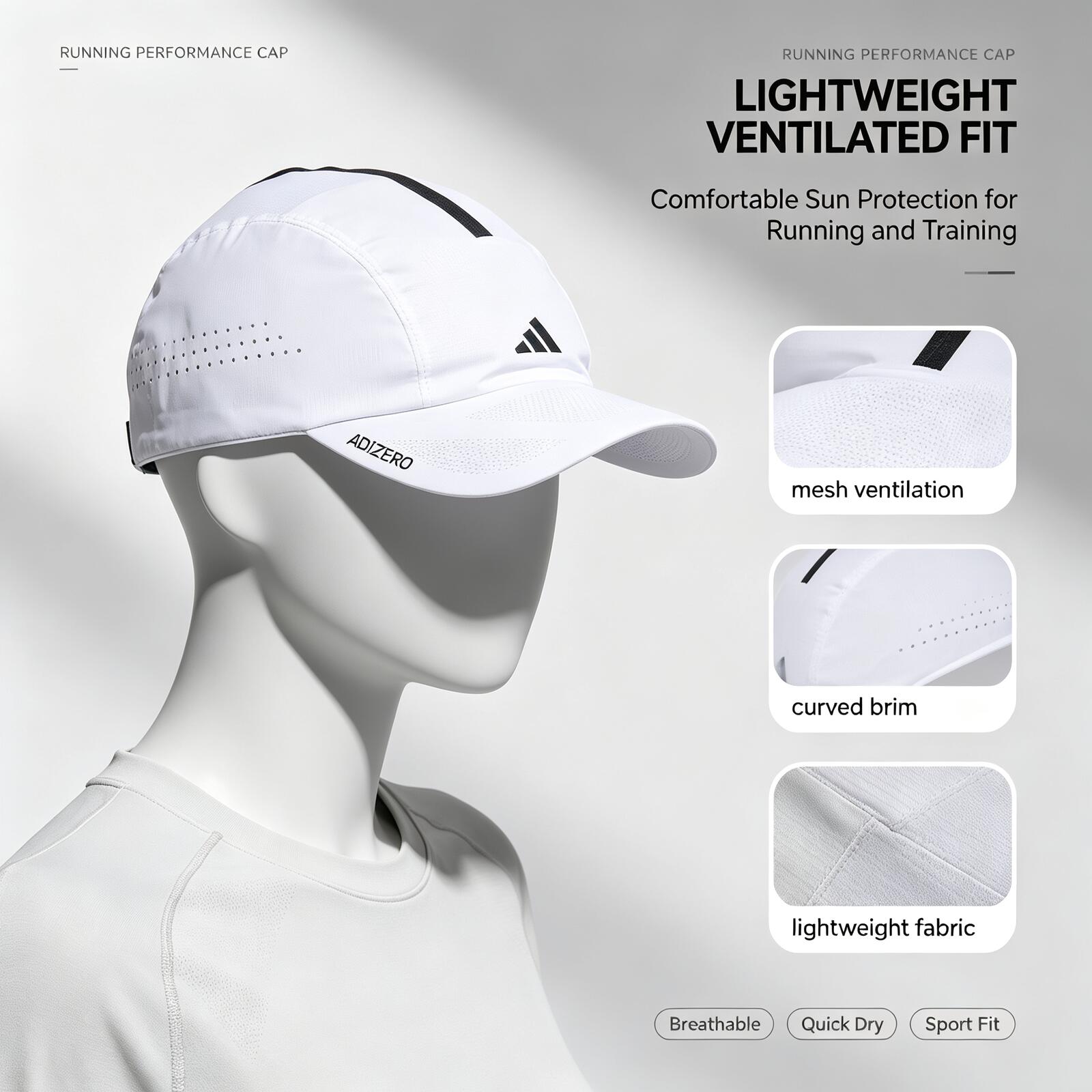 Casquette de course Adidas bla - Running Cap Lightweight avis et prix