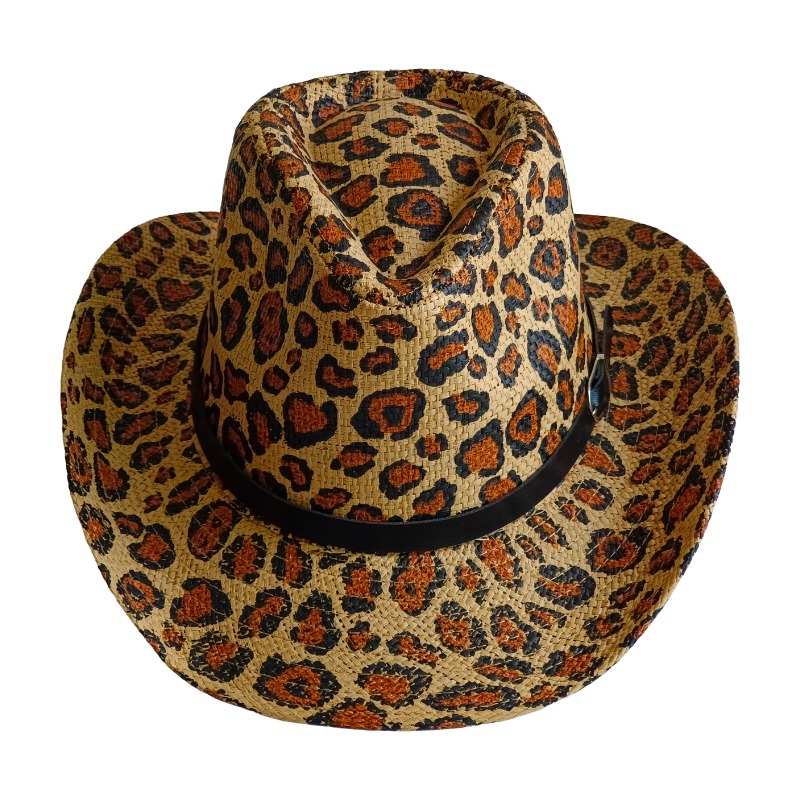NOUVEAU Chapeau de cowboy impr - Cowboy Hat Straw avis et prix