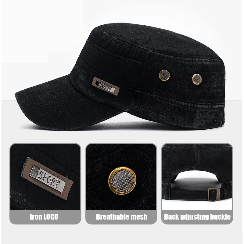 Casquette plate de cadet milit - Snapback Hat Flat avis et prix